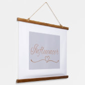 Influencer Aesthetic, Cute Birthday Gift for her 吊り下げ型タペストリー (傾斜あり)