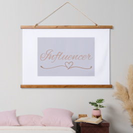 Influencer Aesthetic, Cute Birthday Gift for her 吊り下げ型タペストリー