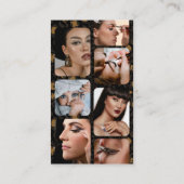 Influencer Beauty Makeup Artist Hair Leopard Print 名刺 (裏面)