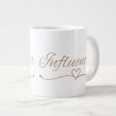 Influencer Script, Birthday Gift for Her Coffee ジャンボコーヒーマグカップ (正面右)