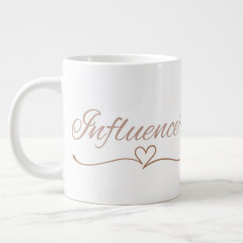 Influencer Script, Birthday Gift for Her Coffee ジャンボコーヒーマグカップ