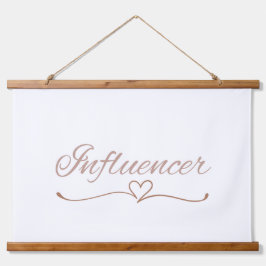 Influencer Script, Fun Birthday Gift for Her  吊り下げ型タペストリー