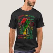 Influential Inspirational Black History Leaders Fi Tシャツ (正面)