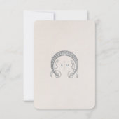 INFO結婚アールヌーボーダスティブルーWモリス 招待状 (裏面)