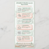 Infoblatt Depressionen für Klienten/Patienten 招待状 (正面)