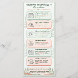 Infoblatt Depressionen für Klienten/Patienten 招待状