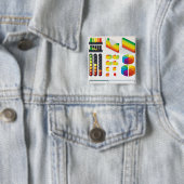 Infographic Elements and Data Visualization 缶バッジ (インサイチュ)