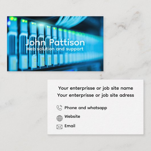 Informatic 名刺 (正面/裏面)