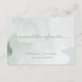 Information Card | English サンキューカード (裏面)