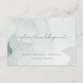 Information Card | French サンキューカード (裏面)