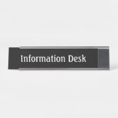 Information Desk Nameプレート記号 デスクネームプレート (正面)