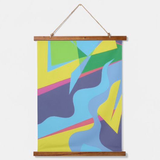 Information Highway Abstract Wall Tapestry 吊り下げ型タペストリー (正面)