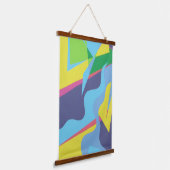 Information Highway Abstract Wall Tapestry 吊り下げ型タペストリー (傾斜あり)