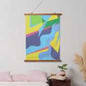 Information Highway Abstract Wall Tapestry 吊り下げ型タペストリー (寝室)