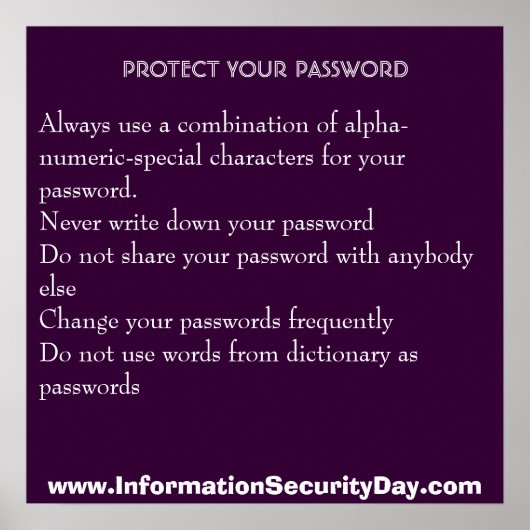 Information Security Day Poster ポスター (正面)