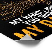 Information Technology Database Computer Science T ポスター (角)