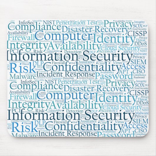 InfoSecのマウスパッド マウスパッド (正面)