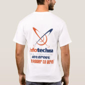 infotechnaのインターネット tシャツ (裏面)
