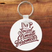 INFPパーソナリティ型MBTのempathクラシックデザイン キーホルダー (正面)