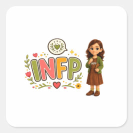 INFP — A Sonhadora Criativa スクエアシール