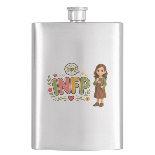 INFP — A Sonhadora Criativa フラスク (正面)