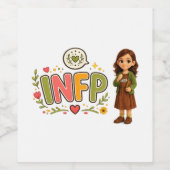 INFP — A Sonhadora Criativa ワインラベル (シングルラベル)