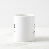 INFP MBTIおもしろマグカップとブラック文字コーヒーマグ コーヒーマグカップ (中央)