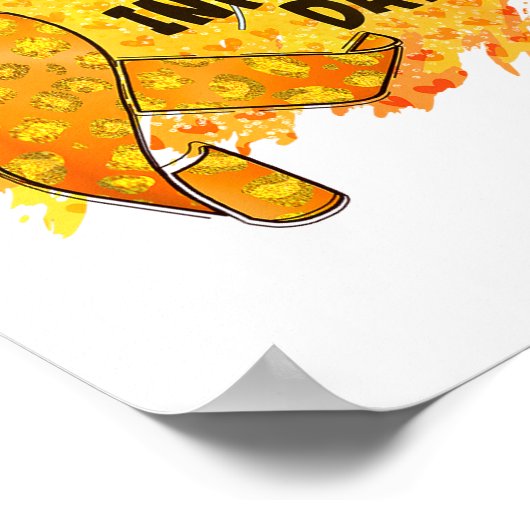 Infusion Day Multiple Sclerosis Awareness Orange R ポスター (角)