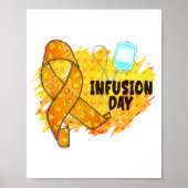 Infusion Day Multiple Sclerosis Awareness Orange R ポスター (正面)