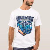 Infusion Nurse Delivering Care IV Shield Tシャツ (正面)