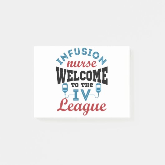 Infusion Nurse Welcome to the I.V. League ポストイット (正面)