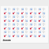 Infusion Therapy Nurse Sticker Pack - Infusion The スクエアシール (シート)