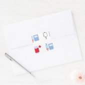 Infusion Therapy Nurse Sticker Pack - Infusion The スクエアシール (封筒)