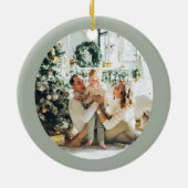 INGE Warm & Cozyスカンジナビア1stクリスマス セラミックオーナメント (裏面)