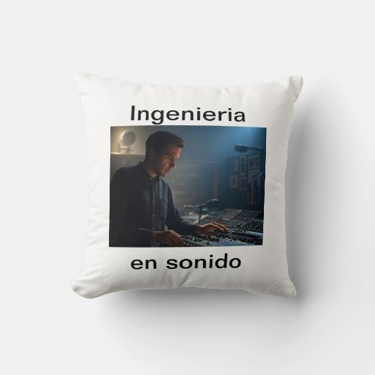 Ingenieria en sonido クッション (正面)
