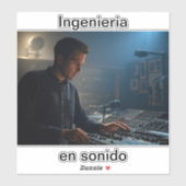 Ingenieria en sonido シール (シート)