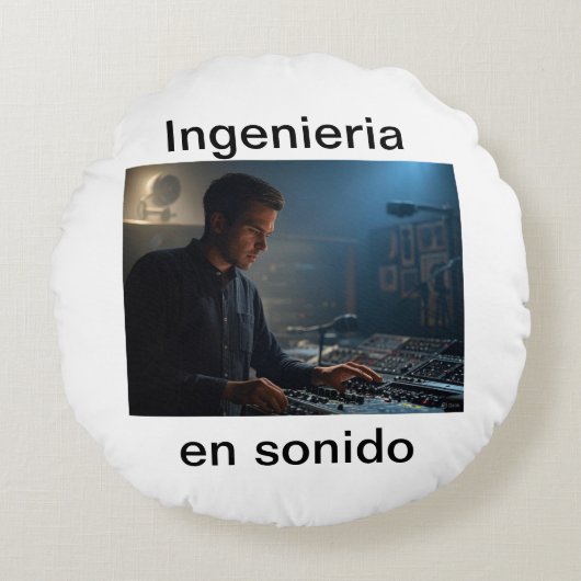 Ingenieria en sonido ラウンドクッション (正面)