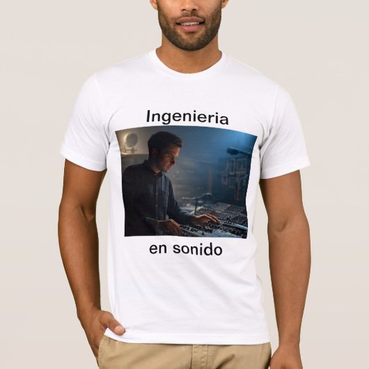 Ingenieria en sonido tシャツ (正面)