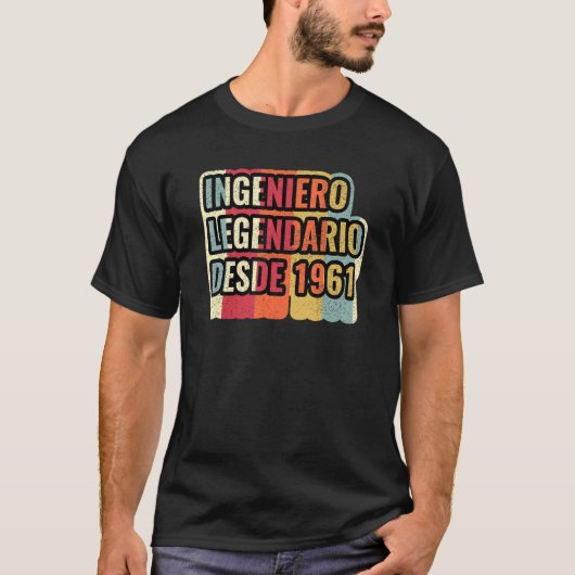 Ingeniero Legendario Desde 1961エンジニア Tシャツ (正面)