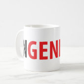 Ingenieur コーヒーマグカップ (正面左)