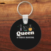 Ingenieurin für Chemie Queen des Labors キーホルダー (正面)