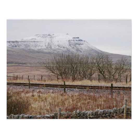 Ingleborough Yorkshire Poster ポスター (正面)