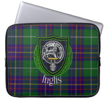 Inglis Scottish Clan Tartan and Crest 