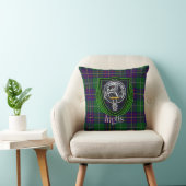 Inglis Scottish Clan Tartan & Crest クッション (椅子)