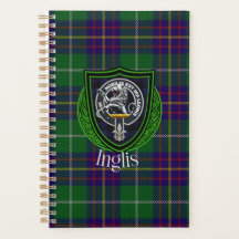 Inglis Scottish Clan Tartan & Crest