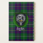 Inglis Scottish Clan Tartan & Crest プランナー手帳 (裏面)