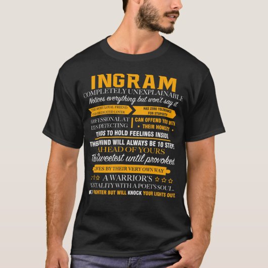 INGRAMは全く説明できない Tシャツ (正面)