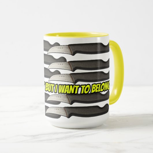 Ingroup-Outgroup Mug for Grown Men Arguing Online マグカップ (正面右)