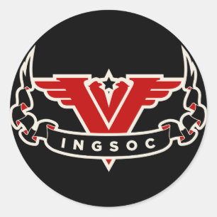 INGSOCのステッカーセット ラウンドシール