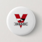 INGSOCロゴ 缶バッジ (正面)